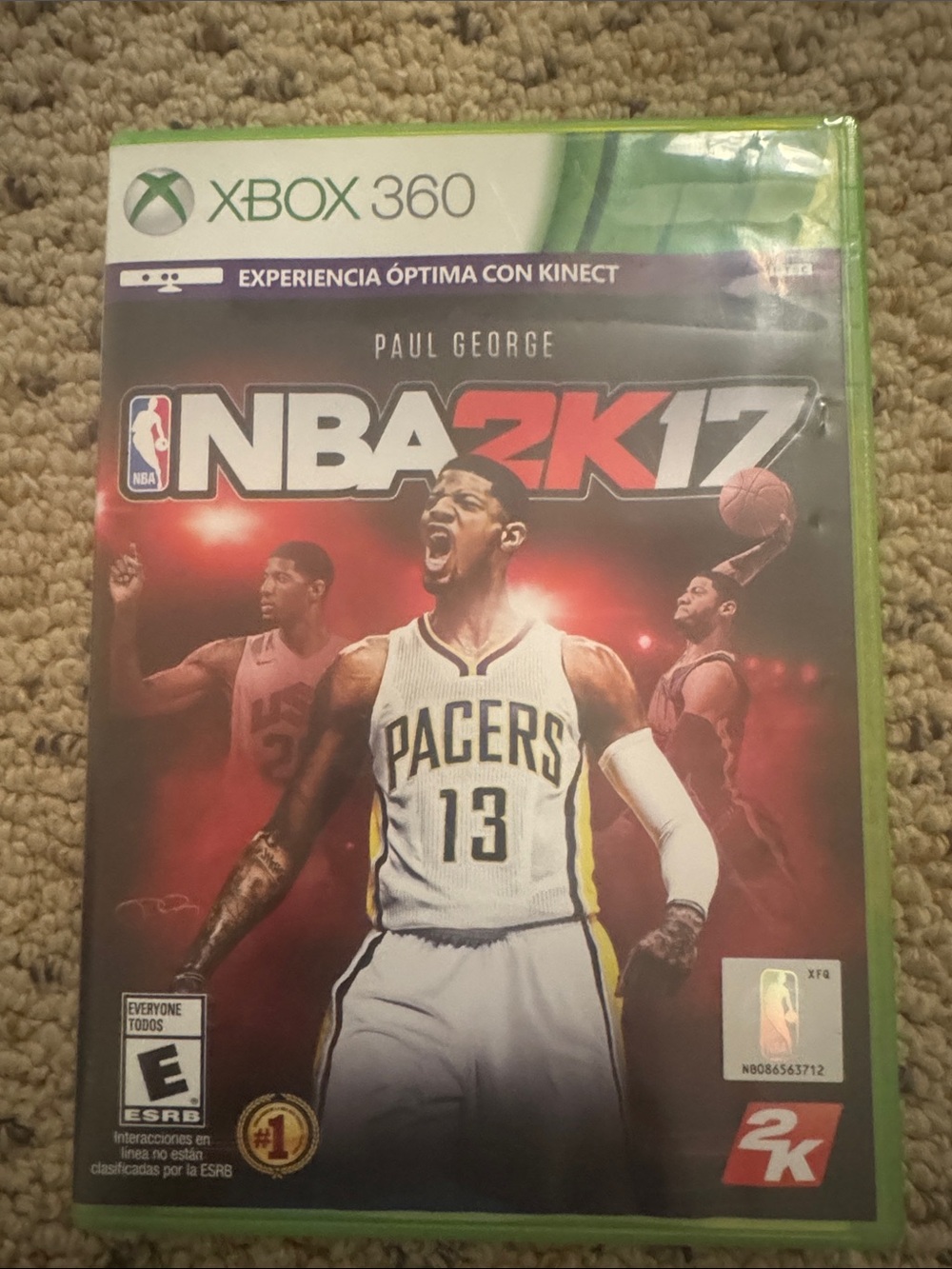 Xbox 360 NBA 2K17 Video Game - Paul George (Green Case)